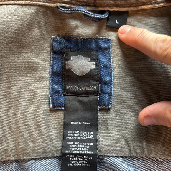 Denim Harley Davidson Jacket - Picture 7 of 7